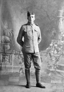 [Mr. S.J. Perry in uniform prior to departure for South Africa]