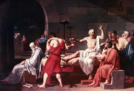 Sculptures and Art : David, Death of Socrates