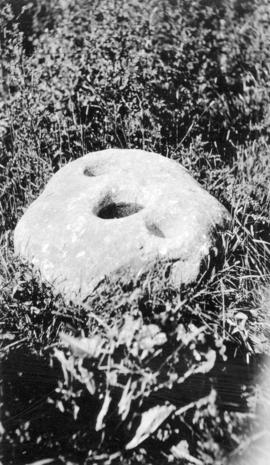 [Ancient carved stone from Katsie near Port Hammond]