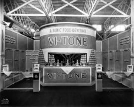 Vi-Tone display of tonic food beverages