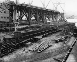 [A hull under construction at West Coast Shipbuilders Limited]