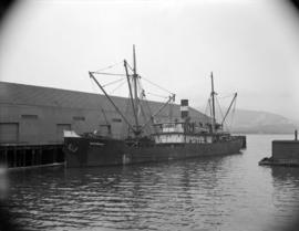 [The 'Southholm' at dock]