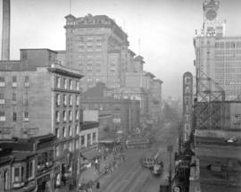 Granville Street looking north from Smithe