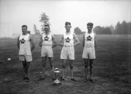 Athletes - weight lifters [from the Vancouver Police Mutual Benevolent Association]