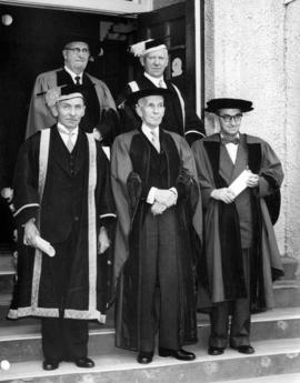 University of British Columbia honorary degree recipients and officials