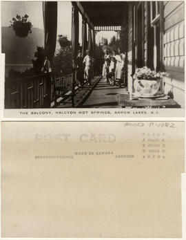 The Balcony, Halcyon Hot Springs, Arrow Lakes, B.C.