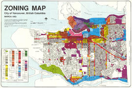 Zoning map : City of Vancouver, British Columbia [front side]