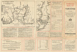 Automobile road map of Vancouver Canada : side 1