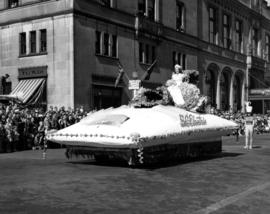 B.C. Electric float in 1947 P.N.E. Opening Day Parade