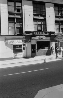 [312-316 Cambie Street - Barone E. Shoe Shine, Carlton Hotel, and Bartlett Cleaners]