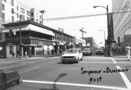 Seymour and Dunsmuir [Streets looking] east