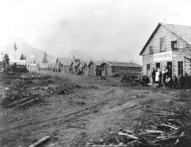 Coal Creek, B.C. looking northwest [on the] Crow's Nest Pass Railway