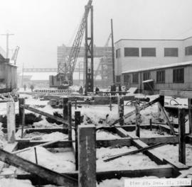 General view of work on Granville Island.