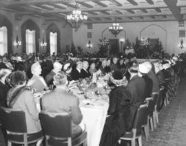 [A civic luncheon for H.R.H. Princess Elizabeth and H.R.H. Philip Duke of Edinburgh at the Hotel ...