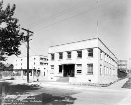 Exterior view of Vancouver Breweries Ltd. building