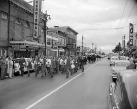 [Parade for the Miss Kerrisdale pageant]