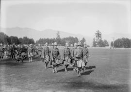 72nd Seaforths marching
