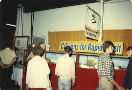Citizens for Rapid Transit display booth