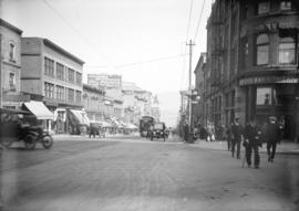 [View of Granville Street, looking north from Georgia Street]