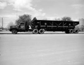 [West Canadian Collieries Ltd. freight truck]