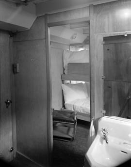 [Interior view of a cabin on the S.S. Coquitlam]