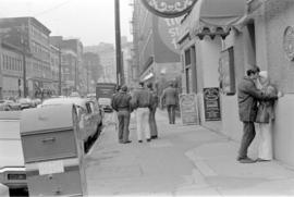 Water Street scene, looking west