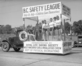 C.P. Exhibition Parade [Float] - B.C. Safety League