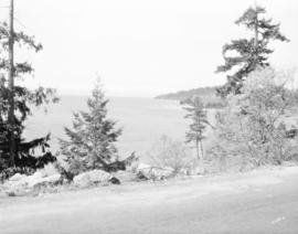 [View of Sherman and Sandy Cove, West Vancouver, looking towards Point Atkinson]