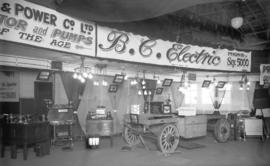 [B.C. Electric Railway Company display at exhibition]