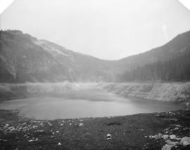 [Construction of reservoir at Burwell Lake]