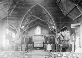 [Interior of St. Paul's Church draped for Queen Victoria's memorial service]