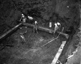 Excavation for S46 - Hemlock ramp.