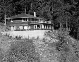 [Exterior view of Haulterman House on Bowen Island]