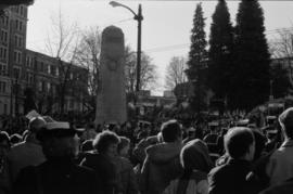 Victory Square cenotaph, November 11, 1985