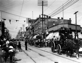 Hastings [Street] and Cambie Street [on] Labor Day