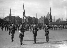 [Colour guard - Cambie Street Grounds]