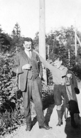 [John Innes and his nephew]