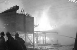 [Firemen at Sterling Lumber Company fire]