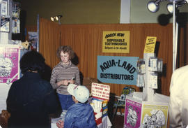 Aqua-Land Distributors disposable toothbrush display booth