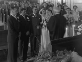 Mr. and Mrs. Des Champs [wedding], Ocean Falls