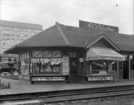 B.C. Electric Railway Company News Stands - New Westminster, Marpole, Granville Street Bridge