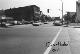 Gore [Avenue] and Pender [Street looking] east