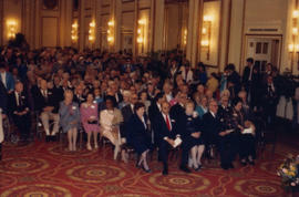 Distinguished Pioneer Awards attendees seated in the Hotel Vancouver Grand Ballroom