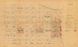 City of Vancouver redevelopment : project 1, area A-1 : identification plan : property included i...