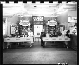 Hunza Farm Sales display of food supplement products