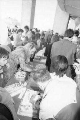 Birthday cakes for Vancouver's 99th birthday party