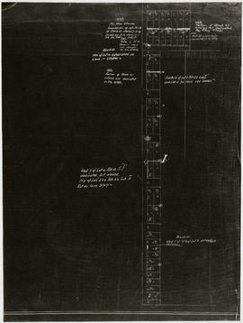 Plan for showing boundaries of Lots 13, 14 of Block 23 [D.L. 182?]