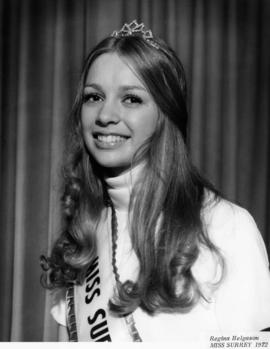 Regina Helgason, Miss Surrey 1972 : [portrait]