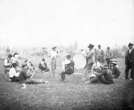 [Squamish Indian band practising]