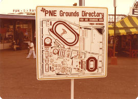 P.N.E. Grounds Directory on grounds